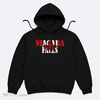 Maple Leaf Niagara Falls Canada Canadian Roots Canada Flag Hoodie thumb 0