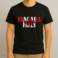 Maple Leaf Niagara Falls Canada Canadian Roots Canada Flag T-Shirt thumb 3