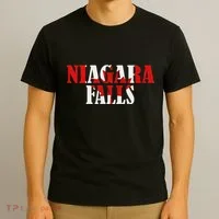 Maple Leaf Niagara Falls Canada Canadian Roots Canada Flag T-Shirt thumb 3