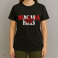 Maple Leaf Niagara Falls Canada Canadian Roots Canada Flag T-Shirt thumb 4