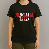 Maple Leaf Niagara Falls Canada Canadian Roots Canada Flag T-Shirt thumb 4