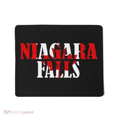 Maple Leaf Niagara Falls Canada Canadian Roots Canada Flag Mousepad