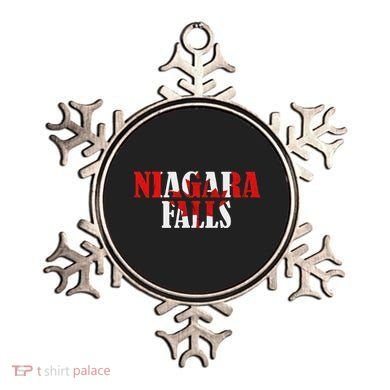 Maple Leaf Niagara Falls Canada Canadian Roots Canada Flag Ornament