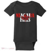 Maple Leaf Niagara Falls Canada Canadian Roots Canada Flag Baby Bodysuit thumb 0