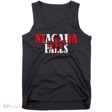 Maple Leaf Niagara Falls Canada Canadian Roots Canada Flag Tank Top
