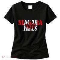 Maple Leaf Niagara Falls Canada Canadian Roots Canada Flag Women's T-Shirt thumb 0
