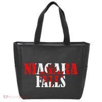 Maple Leaf Niagara Falls Canada Canadian Roots Canada Flag Tote Bag thumb 0