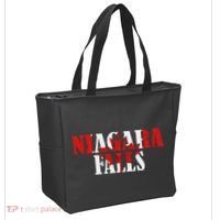 Maple Leaf Niagara Falls Canada Canadian Roots Canada Flag Tote Bag thumb 2