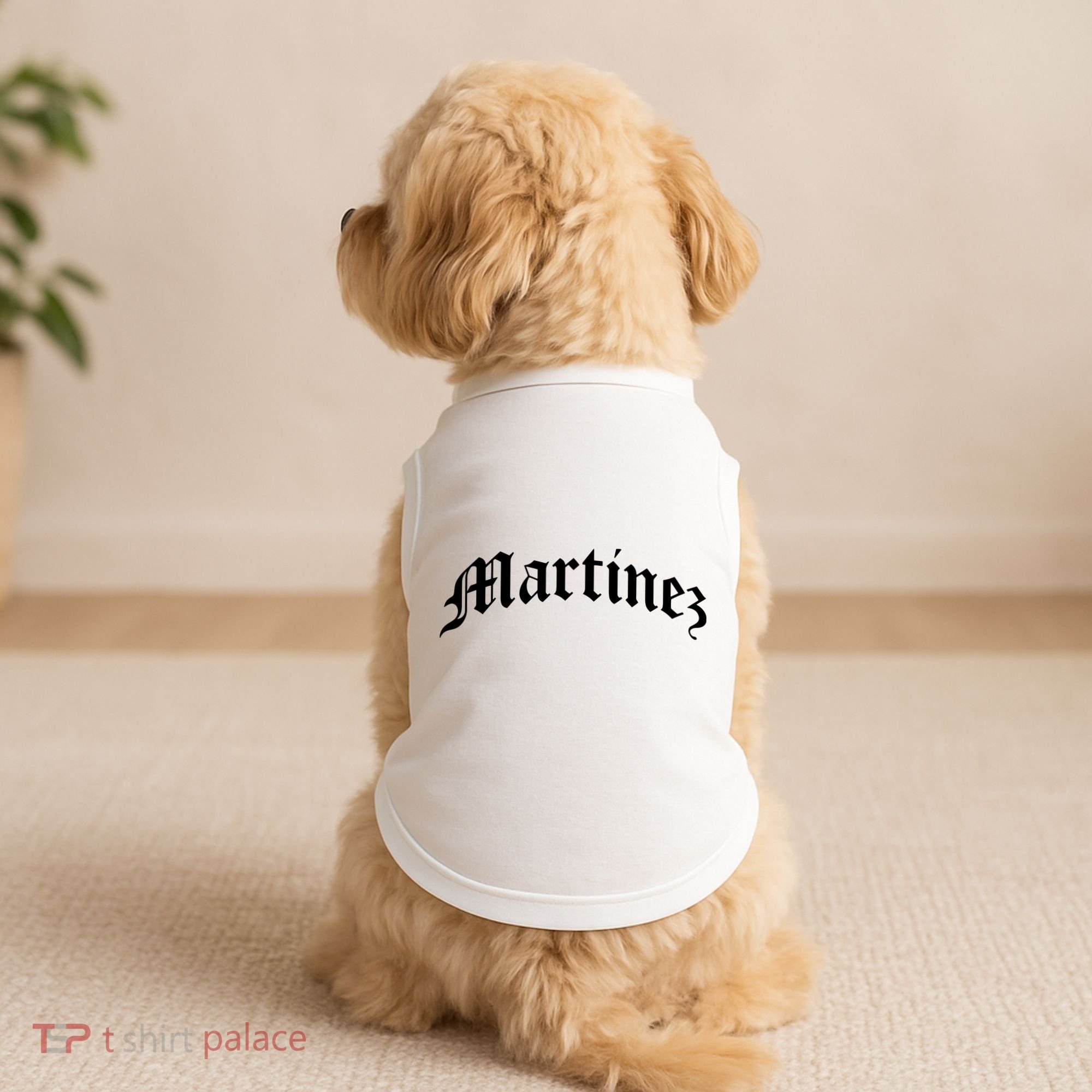 Martinez Last Name Chicano Mexican American Hispanic Spanish Doggie Tank