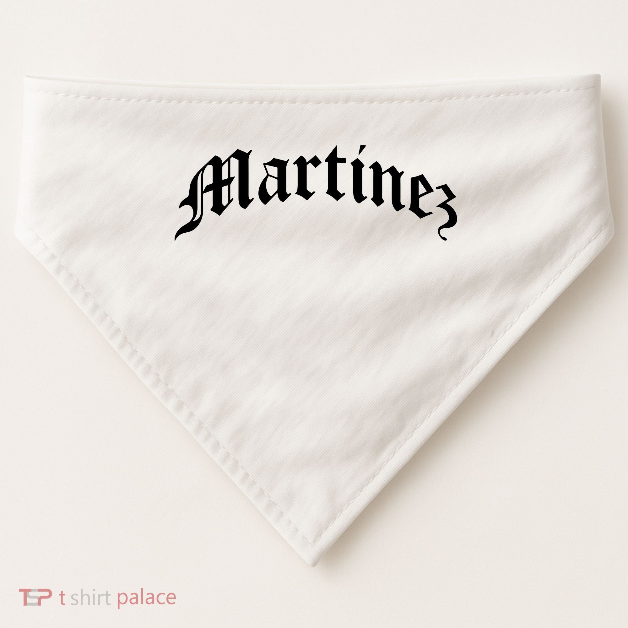 Martinez Last Name Chicano Mexican American Hispanic Spanish USA-Made Doggie Bandana
