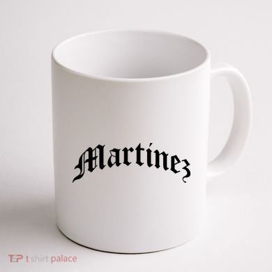 Martinez Last Name Chicano Mexican American Hispanic Spanish Coffee Mug back