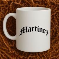 Martinez Last Name Chicano Mexican American Hispanic Spanish Coffee Mug thumb 2