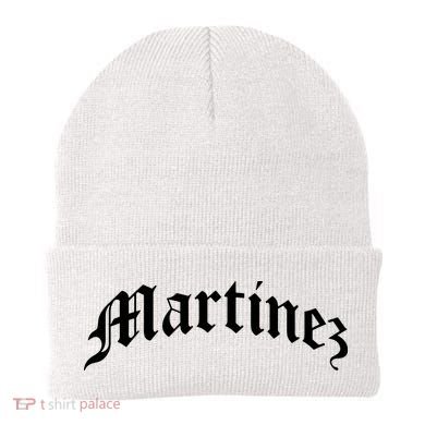 Martinez Last Name Chicano Mexican American Hispanic Spanish Beanie