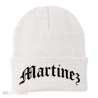 Martinez Last Name Chicano Mexican American Hispanic Spanish Beanie thumb 0