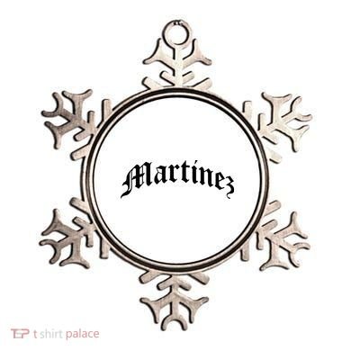 Martinez Last Name Chicano Mexican American Hispanic Spanish Ornament