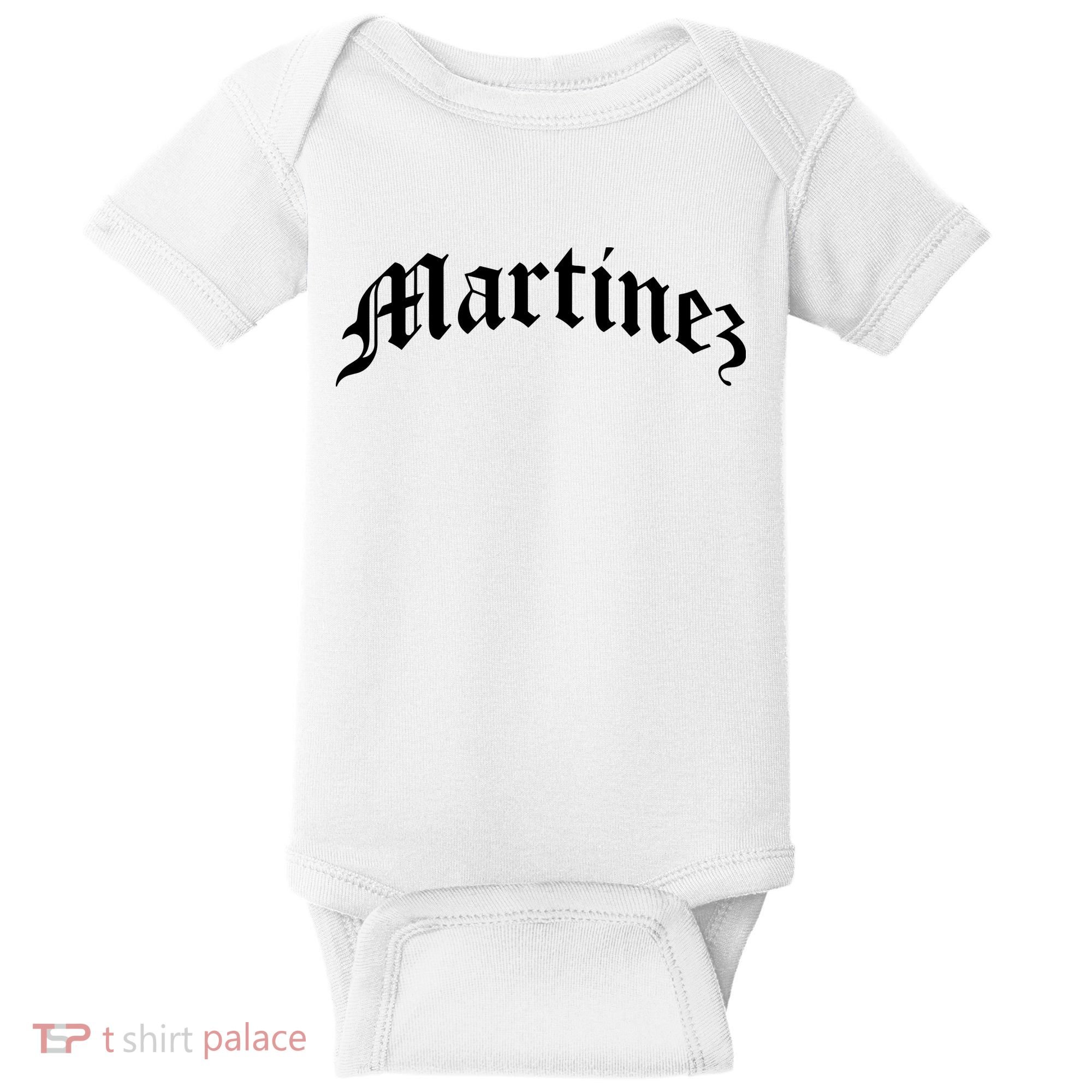 Martinez Last Name Chicano Mexican American Hispanic Spanish Baby Bodysuit