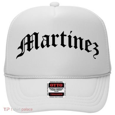 Martinez Last Name Chicano Mexican American Hispanic Spanish Hat