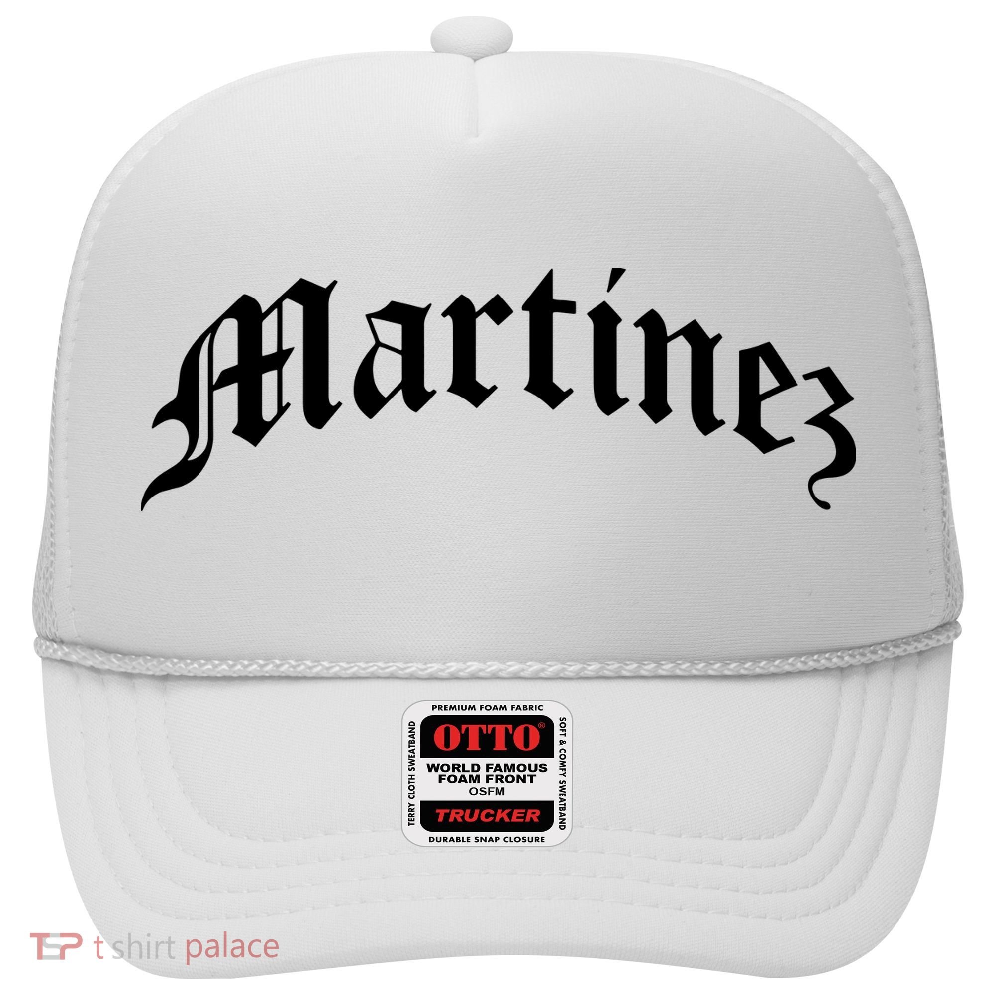 Martinez Last Name Chicano Mexican American Hispanic Spanish Hat