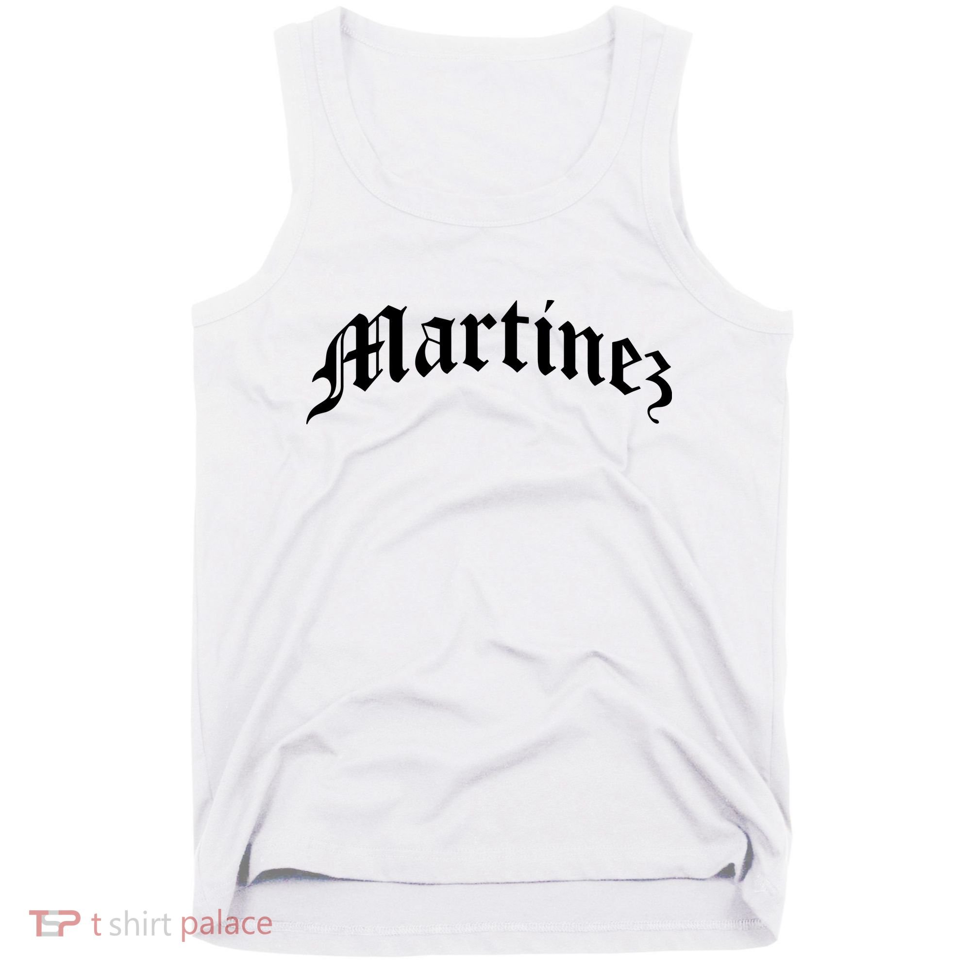 Martinez Last Name Chicano Mexican American Hispanic Spanish Tank Top