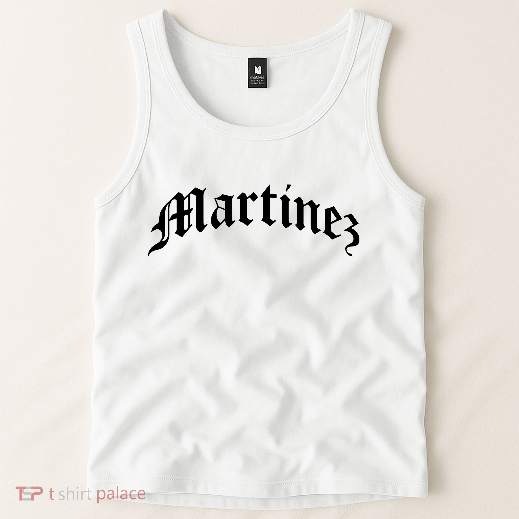 Martinez Last Name Chicano Mexican American Hispanic Spanish Tank Top