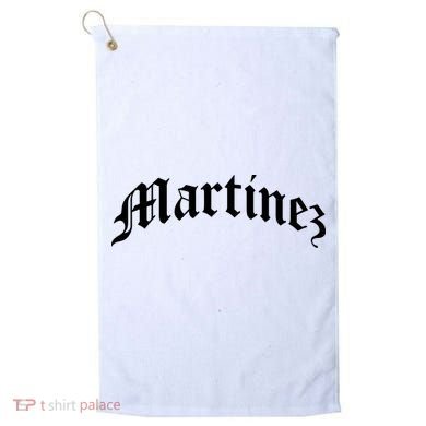Martinez Last Name Chicano Mexican American Hispanic Spanish Golf Towel