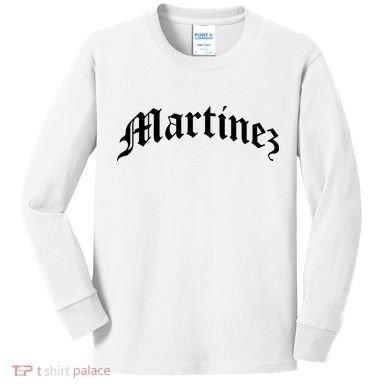 Martinez Last Name Chicano Mexican American Hispanic Spanish Kids Long Sleeve Shirt