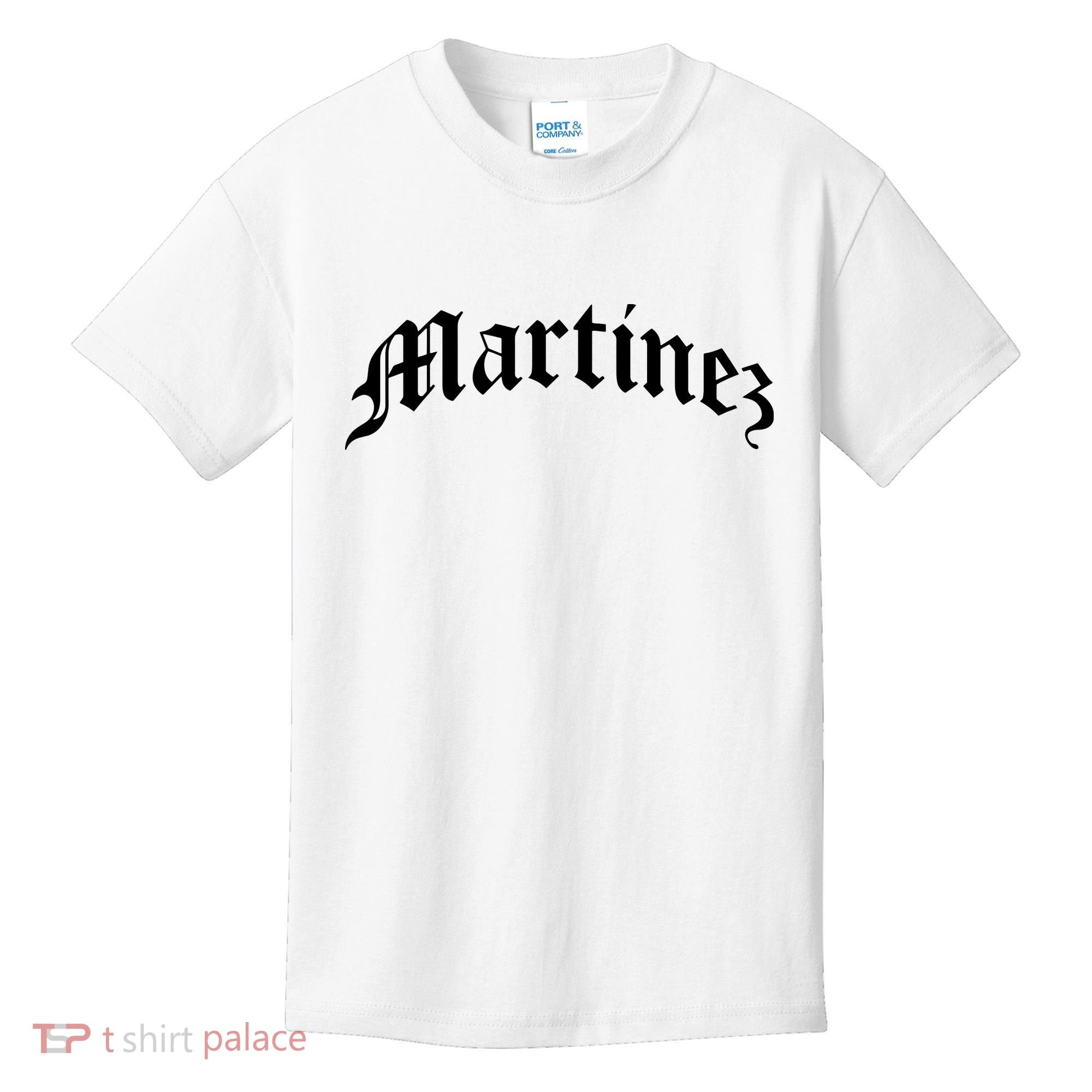 Martinez Last Name Chicano Mexican American Hispanic Spanish Kids T-Shirt
