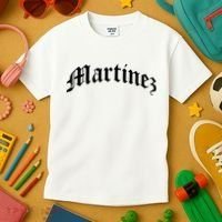Martinez Last Name Chicano Mexican American Hispanic Spanish Kids T-Shirt thumb 3