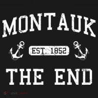 Montauk Li New York The End Gift Women's Hoodie thumb 2