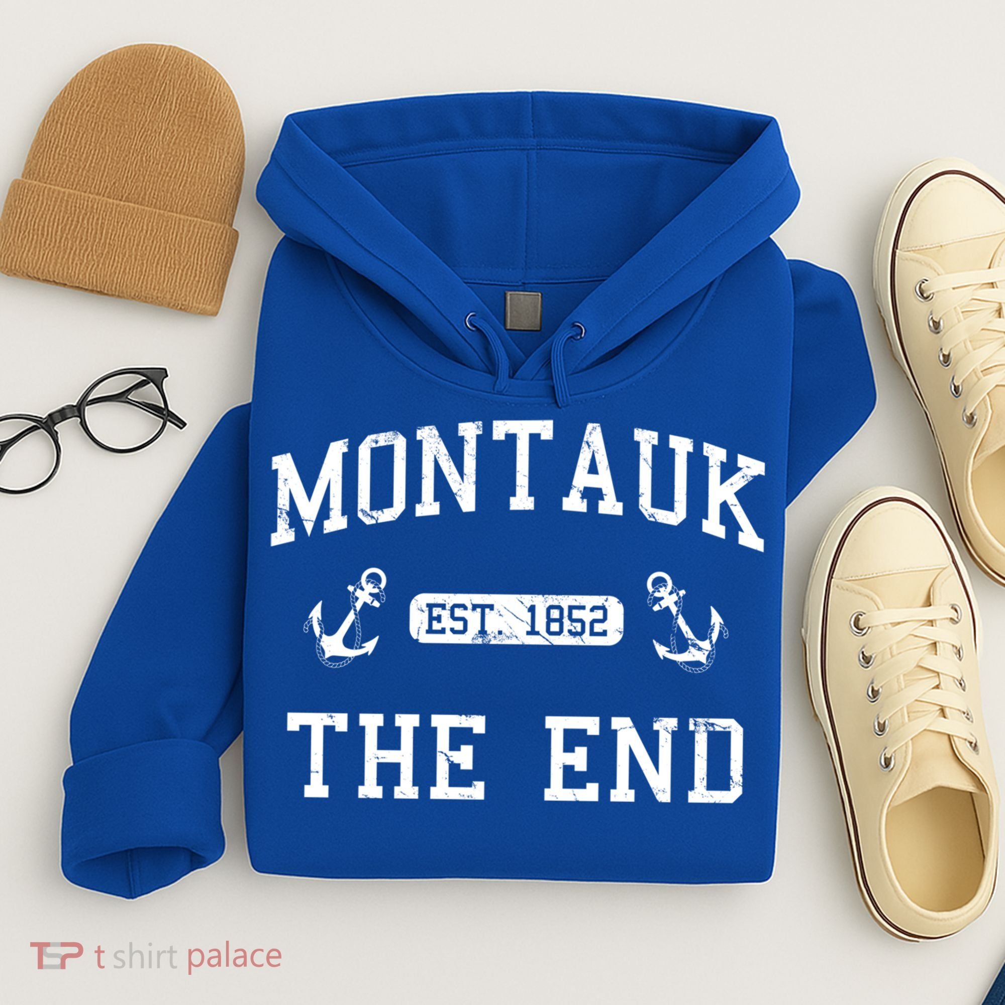 Montauk Li New York The End Gift Hoodie