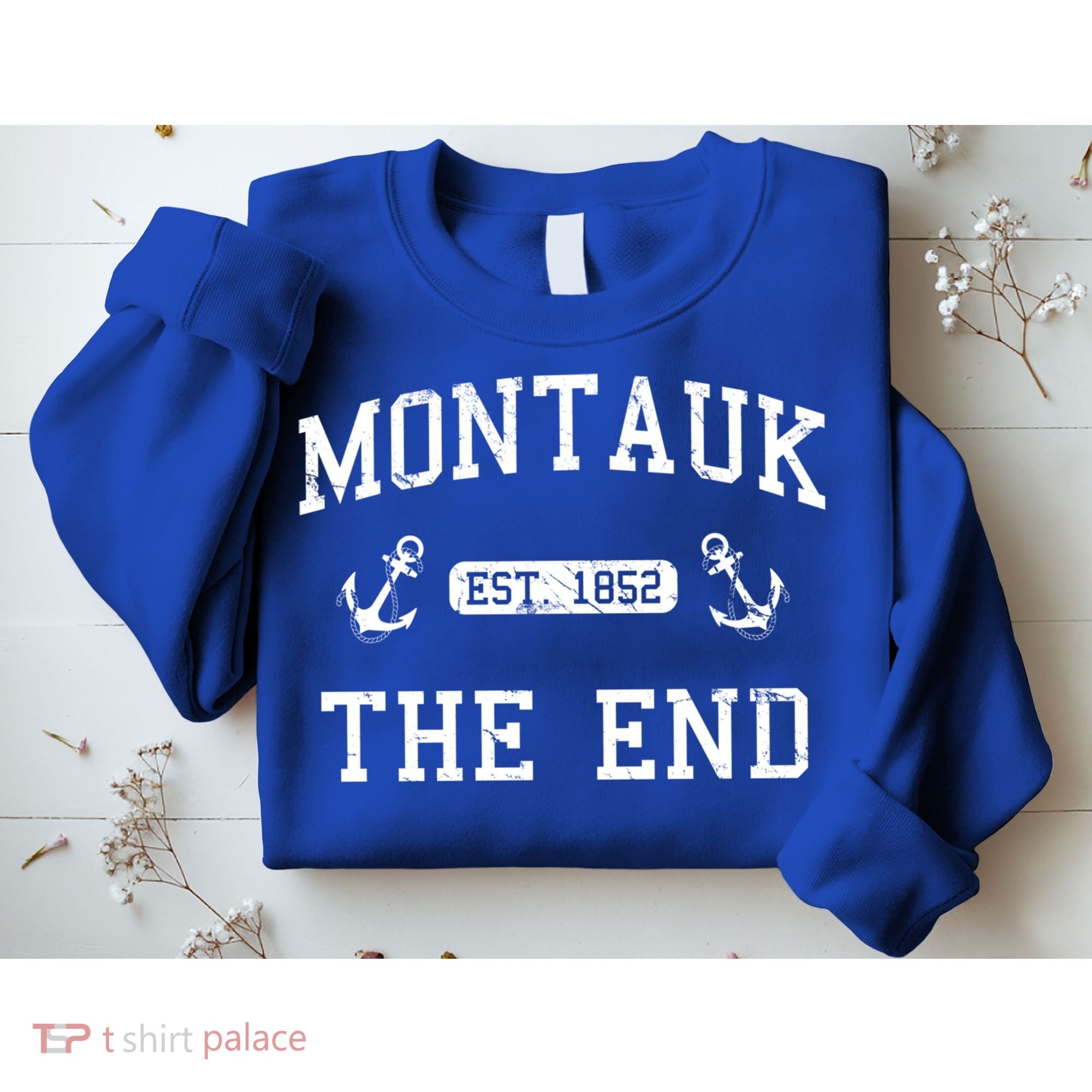 Montauk Li New York The End Gift Sweatshirt