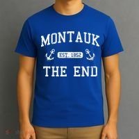 Montauk Li New York The End Gift T-Shirt thumb 3