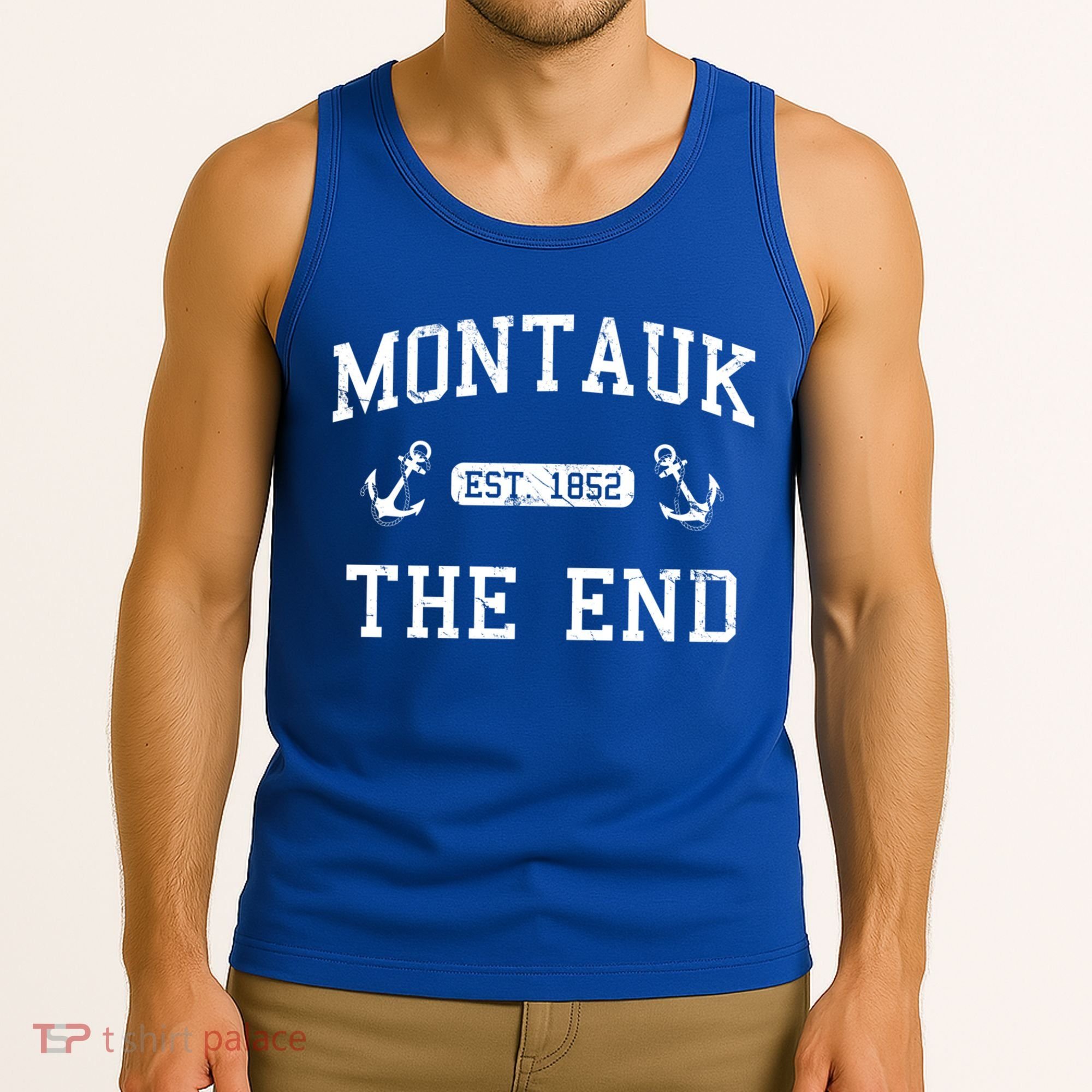 Montauk Li New York The End Gift Tank Top
