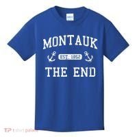 Montauk Li New York The End Gift Kids T-Shirt thumb 0