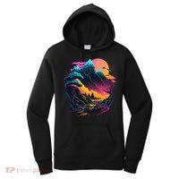 Mountain Life Neon Car Road Scene Women's Hoodie thumb 0