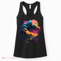 Mountain Life Neon Car Road Scene Women's Tank Top thumb 0