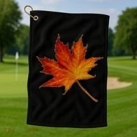 Maple Leaf Nature Golf Towel thumb 1