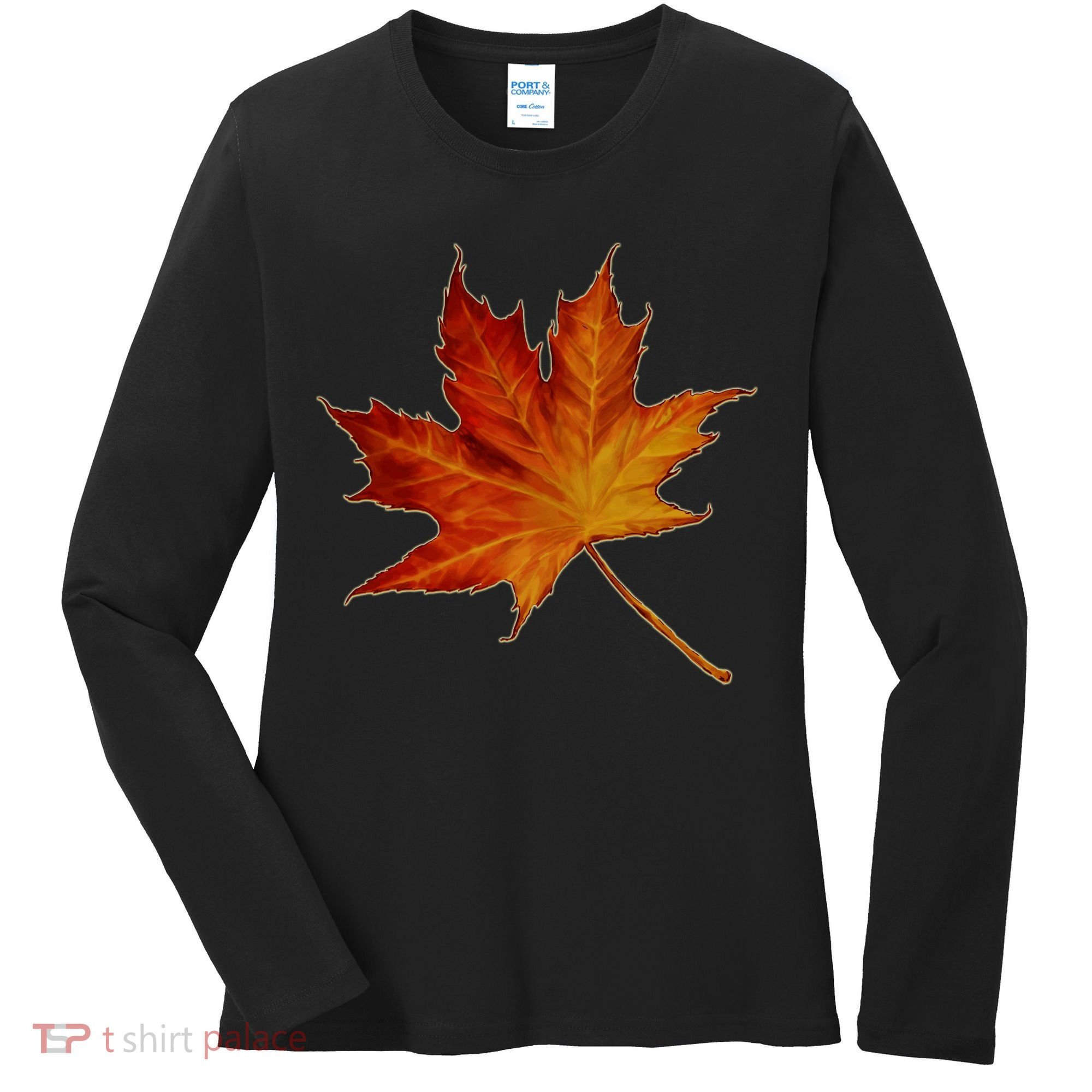 Maple Leaf Nature Women's Long Sleeve Shirt