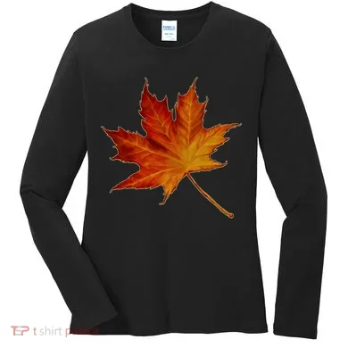 Maple Leaf Nature Women's Long Sleeve Shirt