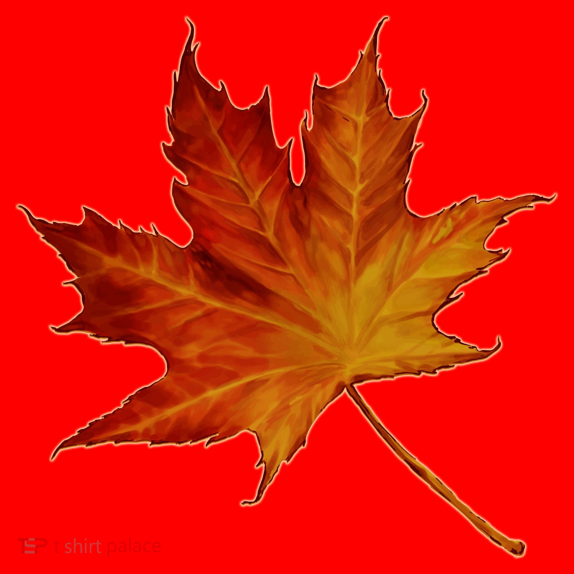 Maple Leaf Nature Santa Hat