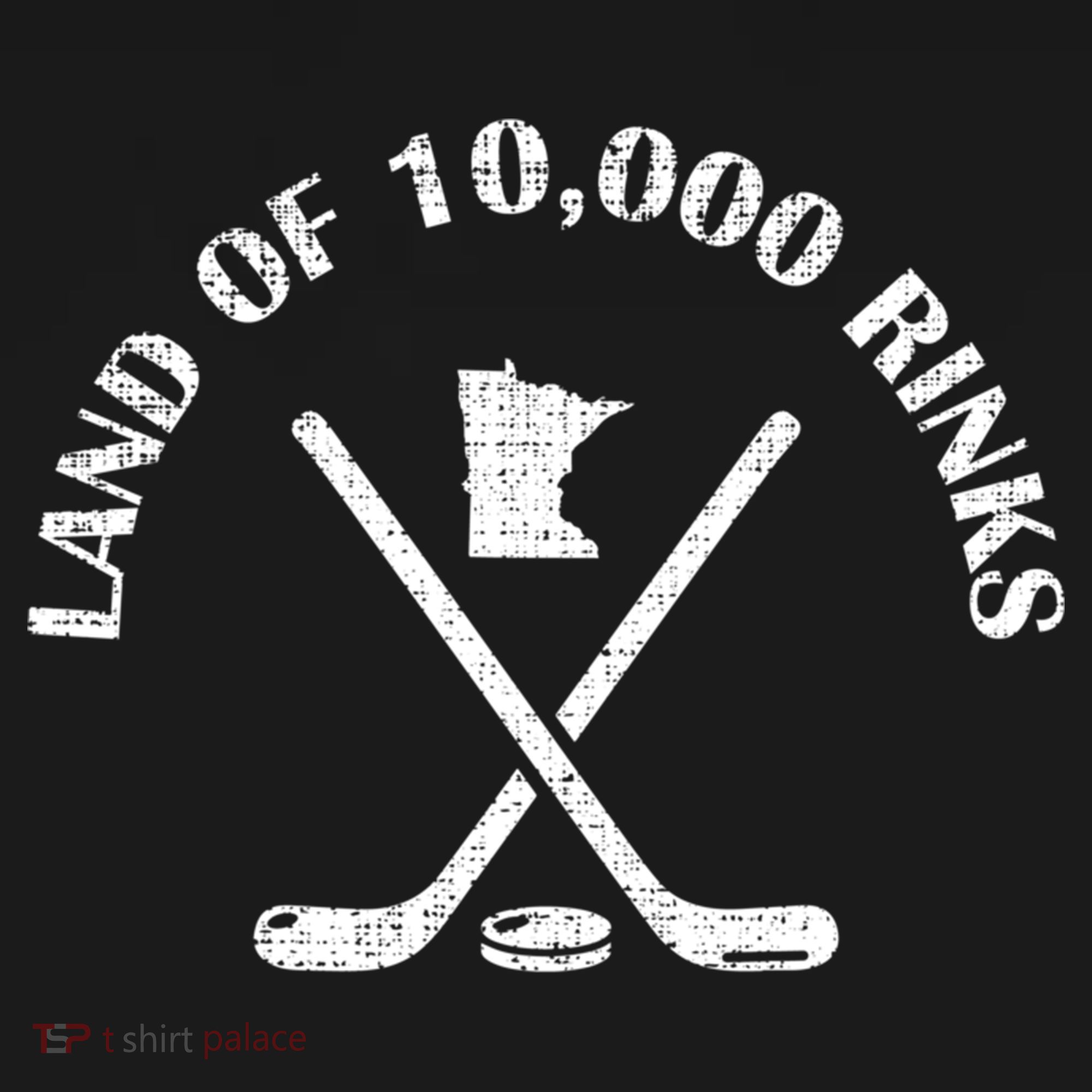 Minnesota Land Of 10000 Rinks Ice Hockey State Souvenir Gift Bucket Hat