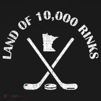 Minnesota Land Of 10000 Rinks Ice Hockey State Souvenir Gift Women's Hoodie thumb 2