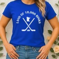 Minnesota Land Of 10000 Rinks Ice Hockey State Souvenir Gift Women's T-Shirt thumb 2