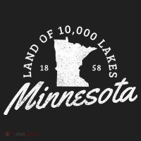 Minnesota Land Of The 10000 Lakes State Map Souvenir Gift Hat thumb 2
