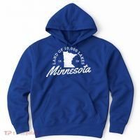 Minnesota Land Of The 10000 Lakes State Map Souvenir Gift Hoodie thumb 0