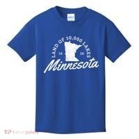 Minnesota Land Of The 10000 Lakes State Map Souvenir Gift Kids T-Shirt thumb 0
