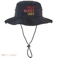 Manifest Law Of Attraction Feel Good Vortex Powerful Life Bucket Hat thumb 0