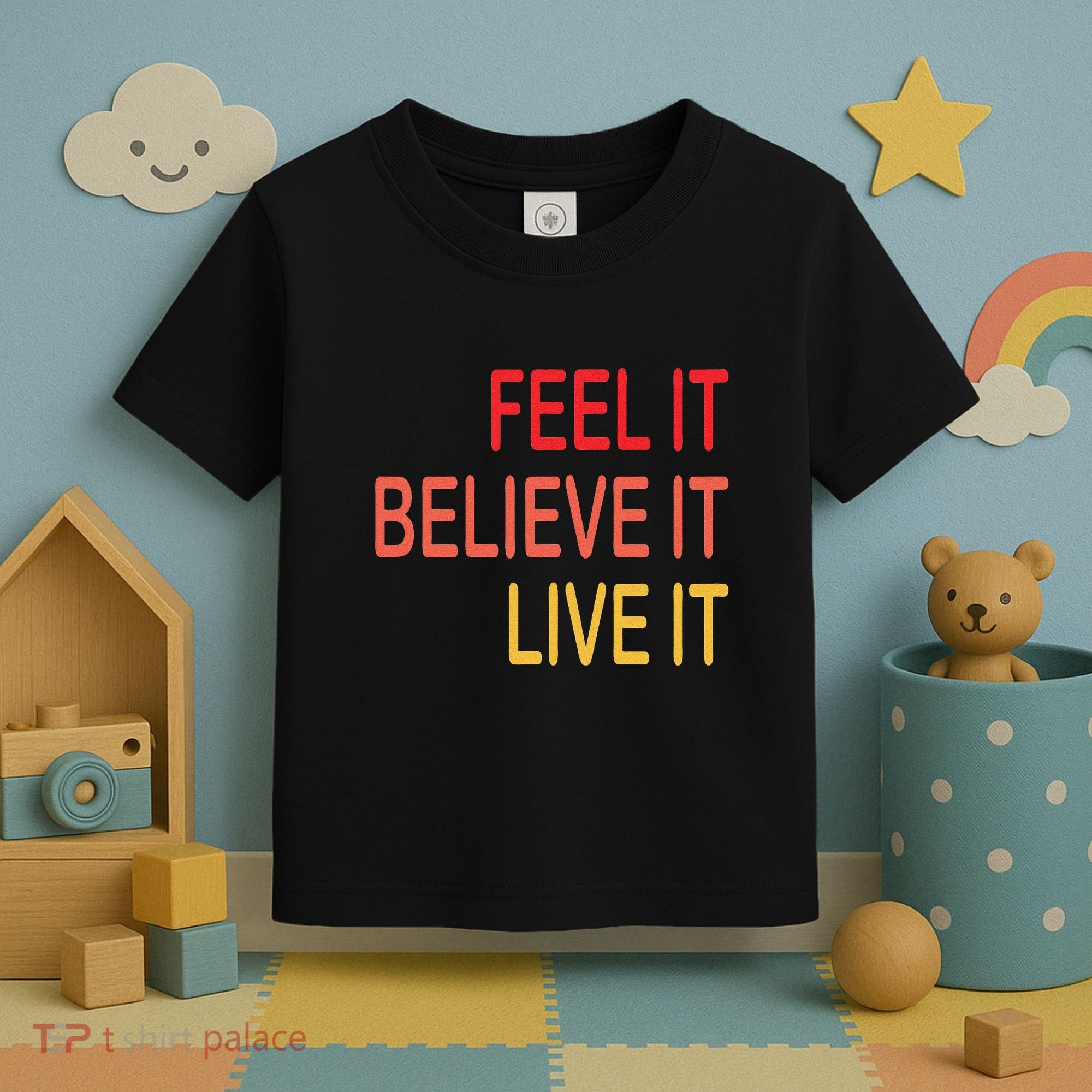 Manifest Law Of Attraction Feel Good Vortex Powerful Life Toddler T-Shirt