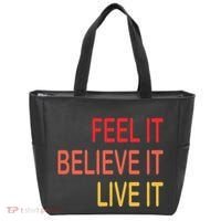 Manifest Law Of Attraction Feel Good Vortex Powerful Life Tote Bag thumb 0
