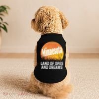 Minnesota Land Of Opes And Dreams Ope Sunset Field Funny Doggie Tank thumb 2